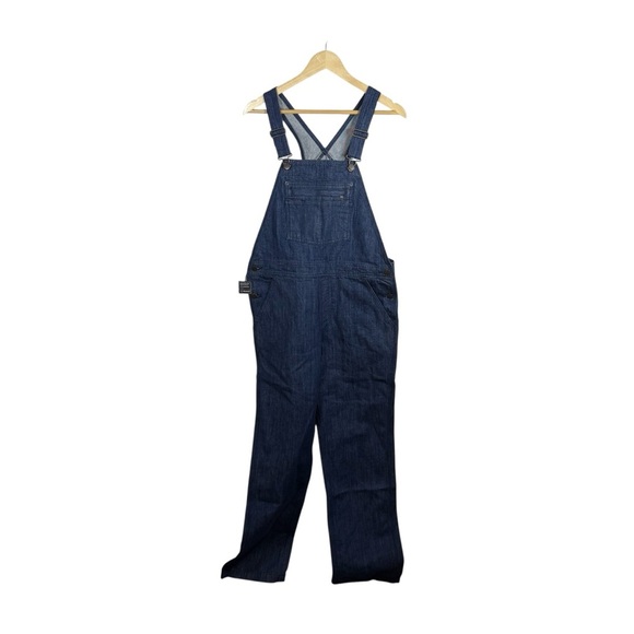NEW Patagonia Women’s Steel Forge Denim Dyneema Overalls Blue Size S - Picture 2 of 12